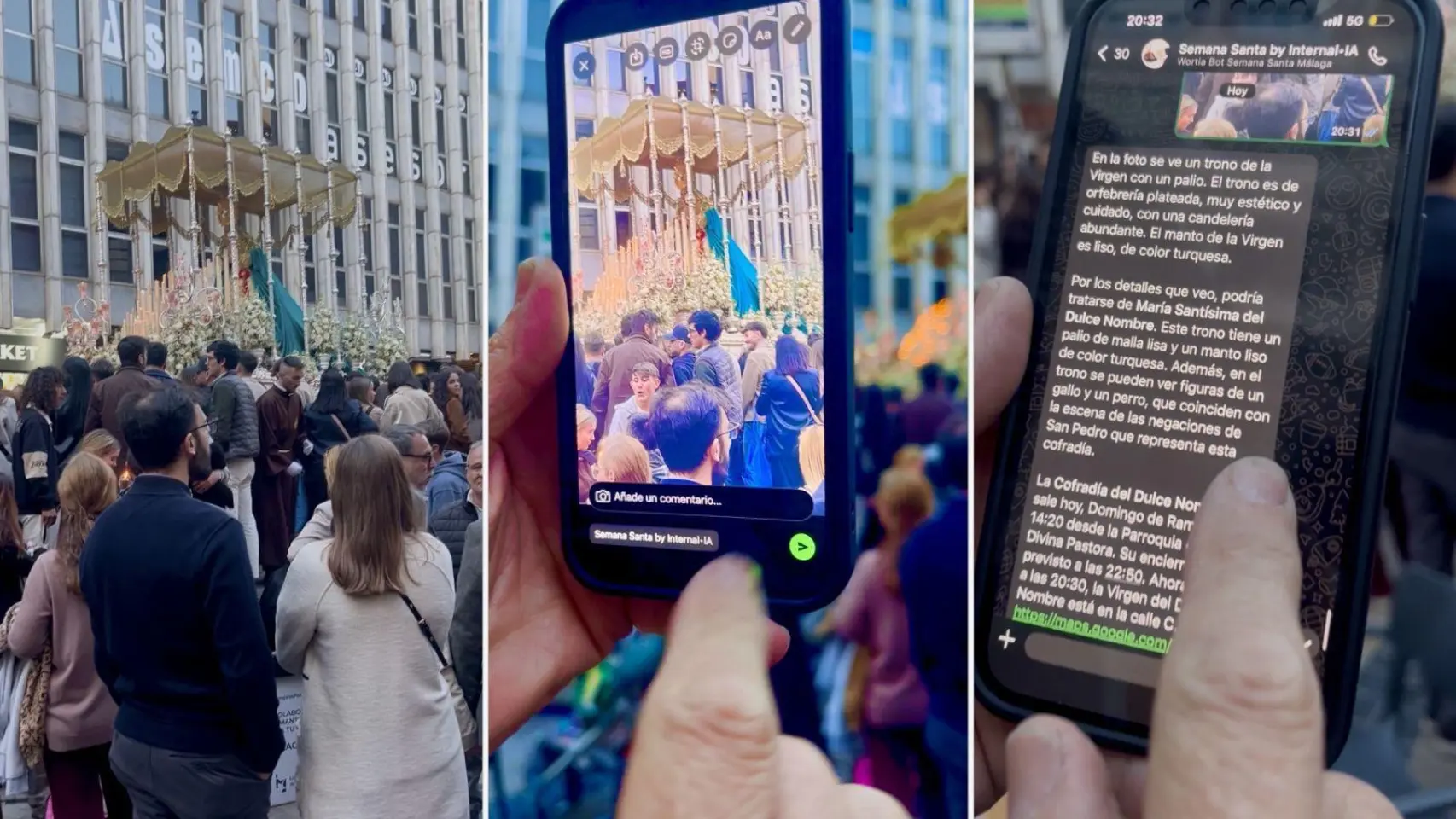 Sistema pionero para reconocer tronos de Semana Santa con una fotografía